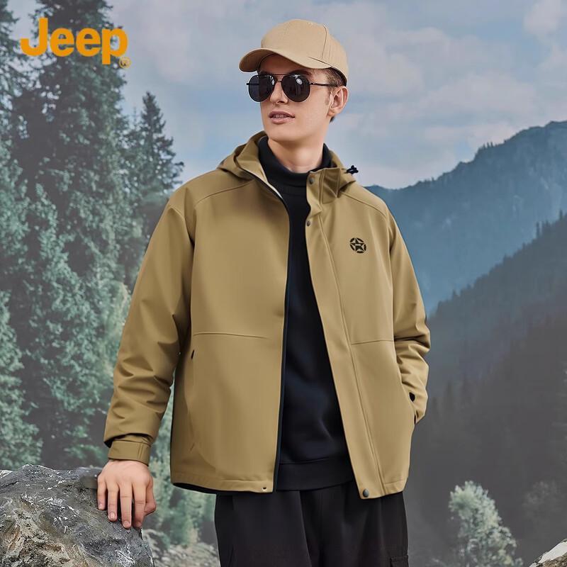 JEEP Men's Fall Fashion Hooded Jacket