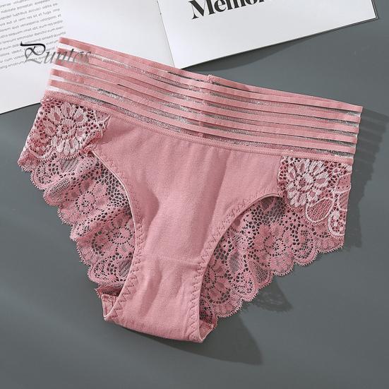 Женское нижнее белье-бикини, дышащие хлопковые трусики, женские эластичные хипстерские мягкие трусы, кружевные трусы для повседневной носки