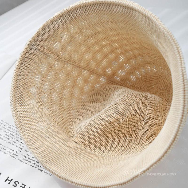 Весенне-летняя шляпа-ведро, женская дышащая шляпа, женская тонкая шляпа-ведро от солнца, модная шляпа для отдыха на природе