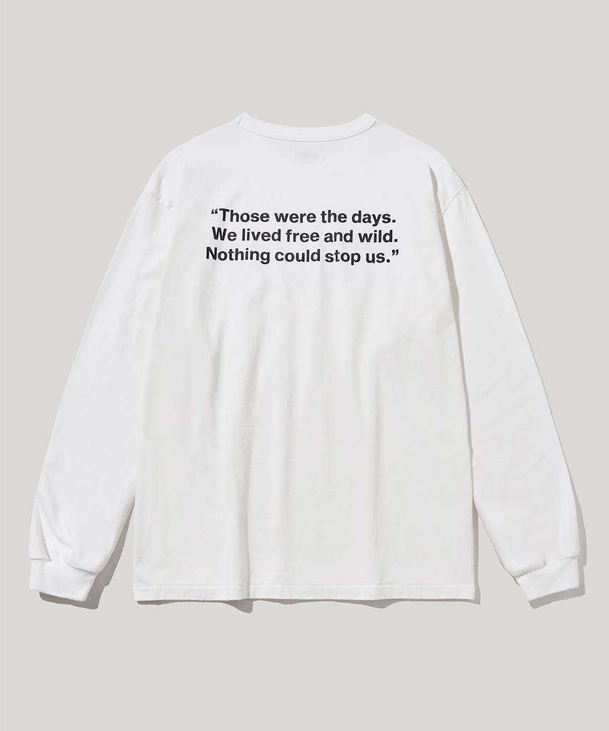 RUSTICCLUB Cowboy Message Long Sleeve_White