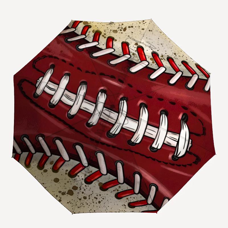 American football Theme Automatic Umbrella, Lightweight & Portable, 8 Rib, Perfect for Outdoor Travel, Birthdays, Christmas, Gifts.