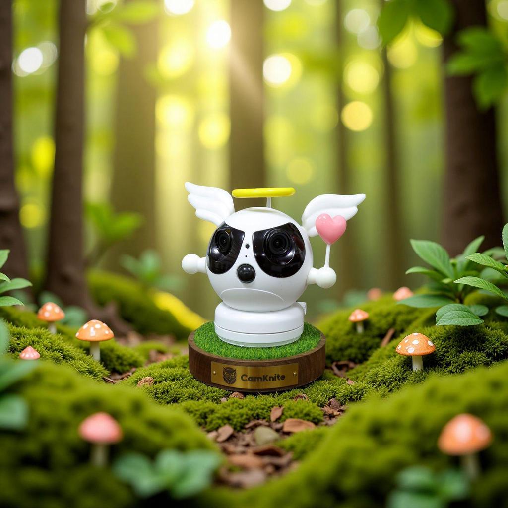 Двухобъективный комнатный видеоняня с удаленной сигнализацией и широкоугольной камерой