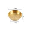 304 Stainless Steel Seasoning Dip Dish Single-layer Cold Dish  Korean Barbecue