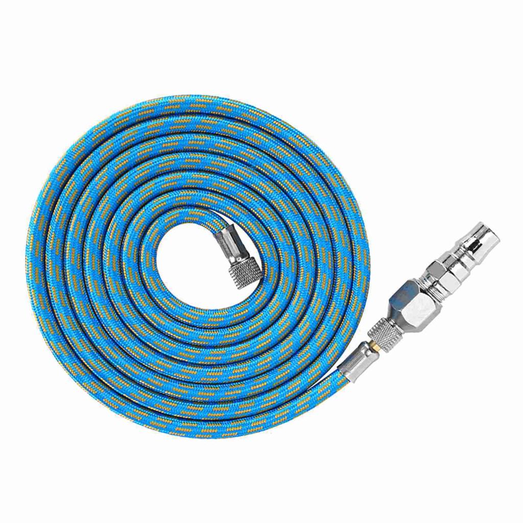 Braided Airbrush Air Hose Adapter Kit Airhose for Spray Gun Air Compressor