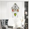 1pc Nordic Cuckoo Wall Clock Daytime Hourly Alarm Pendulum Quartz Watch Silent Wall Clock Home Living Room Decoration Wall Art