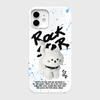 Роскошный Clmj Корейский цветной чехол-кошка для iPhone 17 16 15 14 13 12 11 Pro Max X XS XR Plus Air Глянцевая пленка Жесткий ПК-чехол