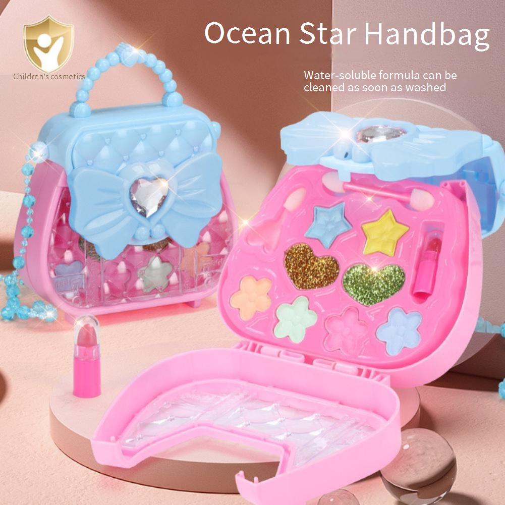 Makeup Toys Simulation For Girls Princess Washable Beauty Makeup Kit Party Cosplay Game Toys Birthday Gifts For Boys Girls