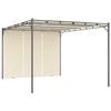 VidaXL Garden Belvedere with Side Curtain Reception Tent Gazebo Pavilion Marquee Garden Outdoor Backyard 47994
