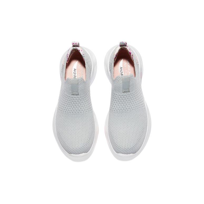 Skechers Arch Fit Сетчатая ткань Infinity Удобные Повседневные Низкие Кроссовки Lifestyle Женские Серый 149987-LGCL
