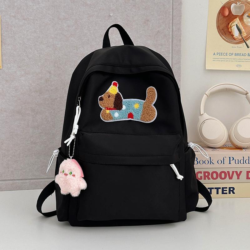 High Appearance Level Girl Schoolbag Cute Cartoon Dog School Backpack for Junior High School Students
