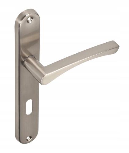 Long Interior Door Handle with Backplate Iris
