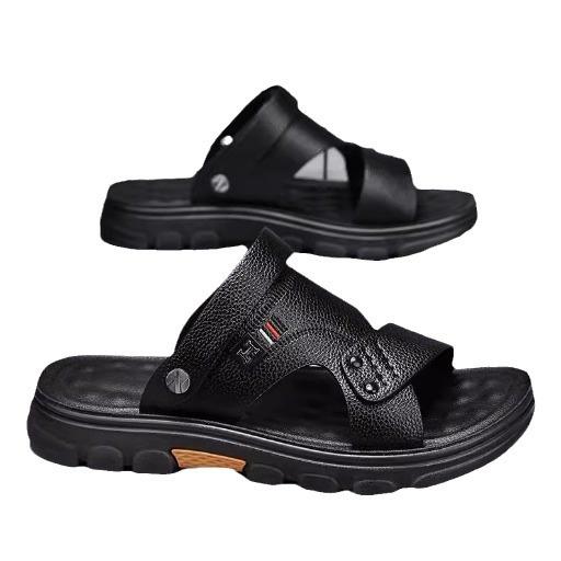 Slippers Men's Summer Wear Non-slip and Wear-resistant Men's Beach Shoes Outdoor Casual Driving Middle-aged Dad Sandals