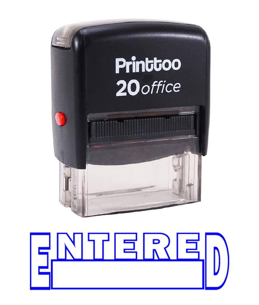 Printtoo Custom Stamp EXCELLENT Self Inking Rubber Stamp Office