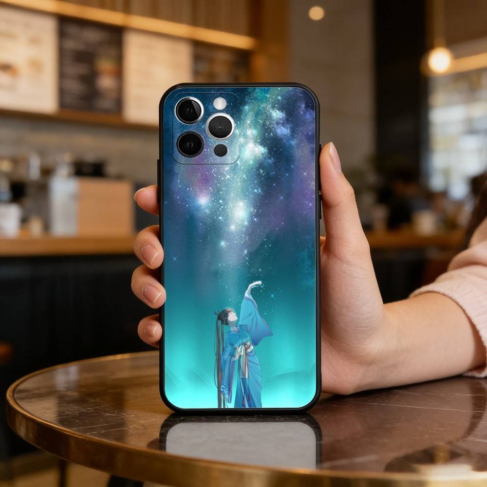 Cool O-Onmyoji Game Phone Case For iPhone 17,16,15,14,13,12,11 Plus,Pro Max,Soft Silicone Black Cover
