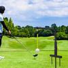Golf Swing Trainer, Iron Practice Groover & Hitting Training Aid