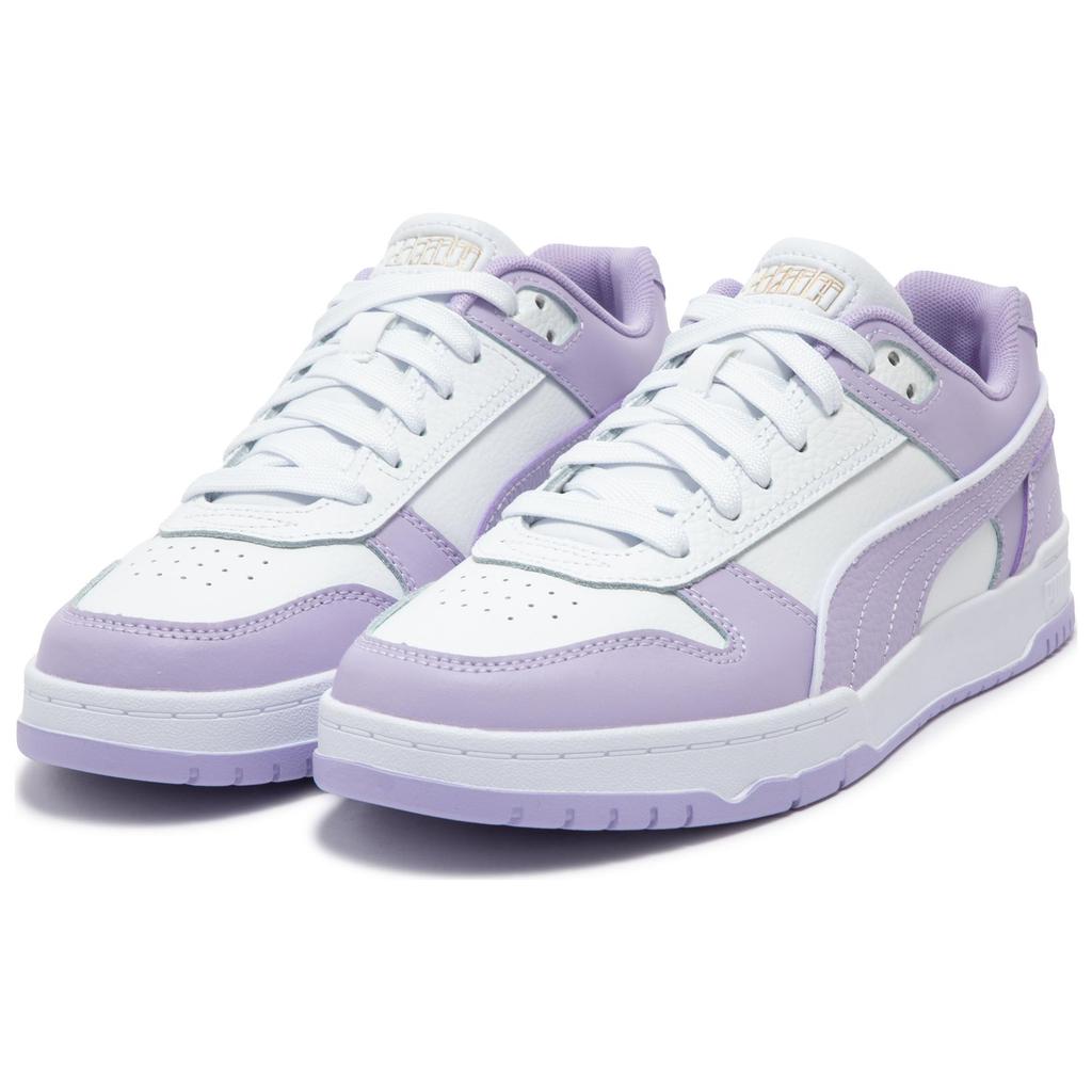 Puma Ретро Удобные Низкие Кроссовки Женские Кроссовки Белые Фиолетовые 386373-41