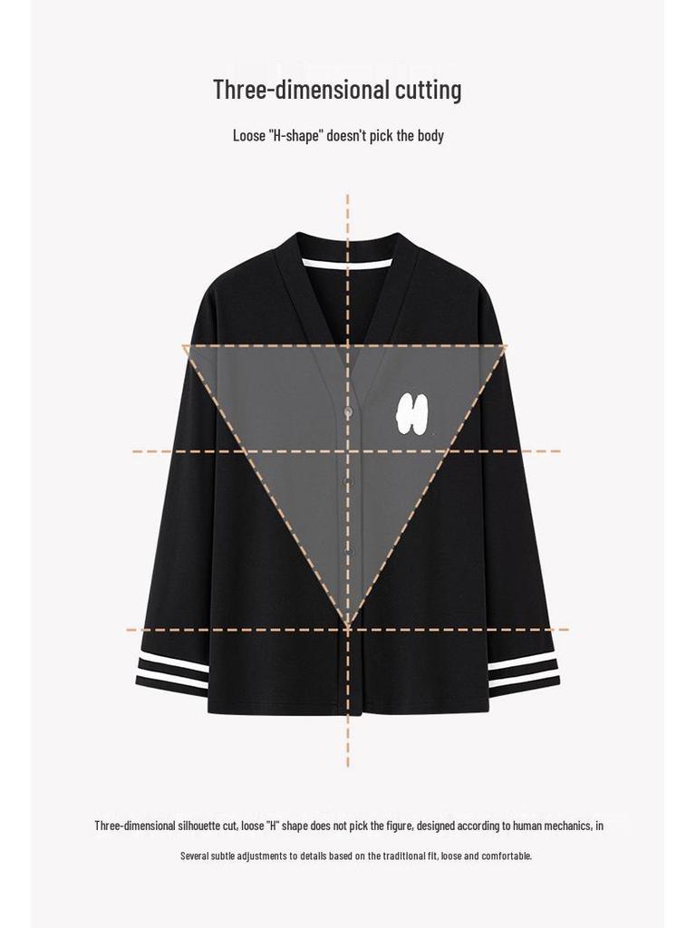 Женская пижама из 100% хлопка с длинным рукавом, 2025: Идеально для осени, зимы и весны, можно носить на улице, домашняя одежда из 100% хлопка в стиле кимоно