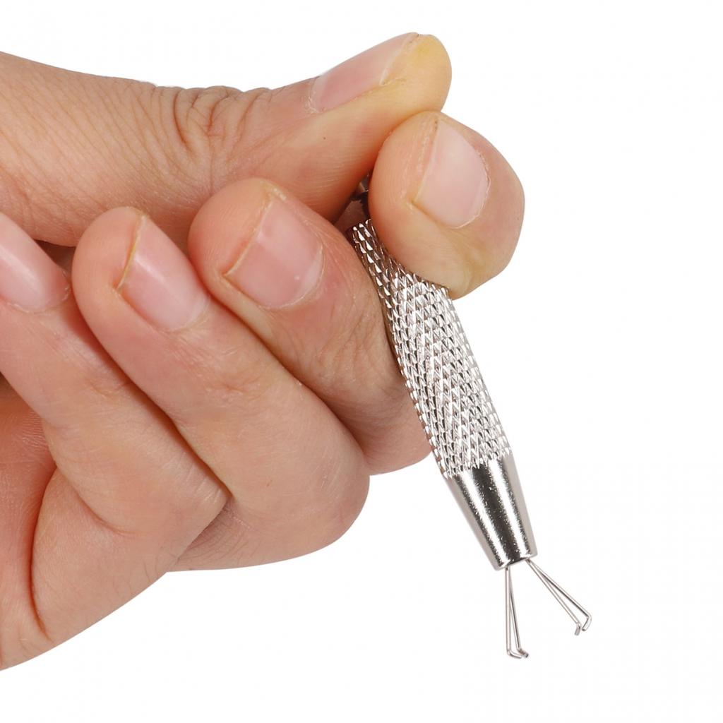 Пинцет с алмазным коготком, держатель для пирсинга, захват для шариков, антикоррозийный