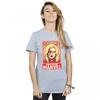 Captain Marvel Womens/Ladies Ornament Boyfriend T-Shirt