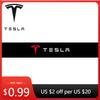 Car Sticker Tesla Car Windshield Sticker Fashion Sport Decals Decoration Sticker Styling for Tesla Model-3 Model-S X Model-Y Cyb
