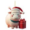 1 Set Cute Goat Christmas Ornament Hanging Car Hanging Ornament  Car Interior