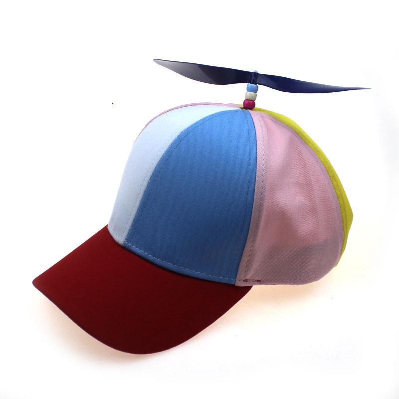 Detachable Propeller Baseball Cap: Sunshade Windmill Duckbill Hat for Spring and Summer