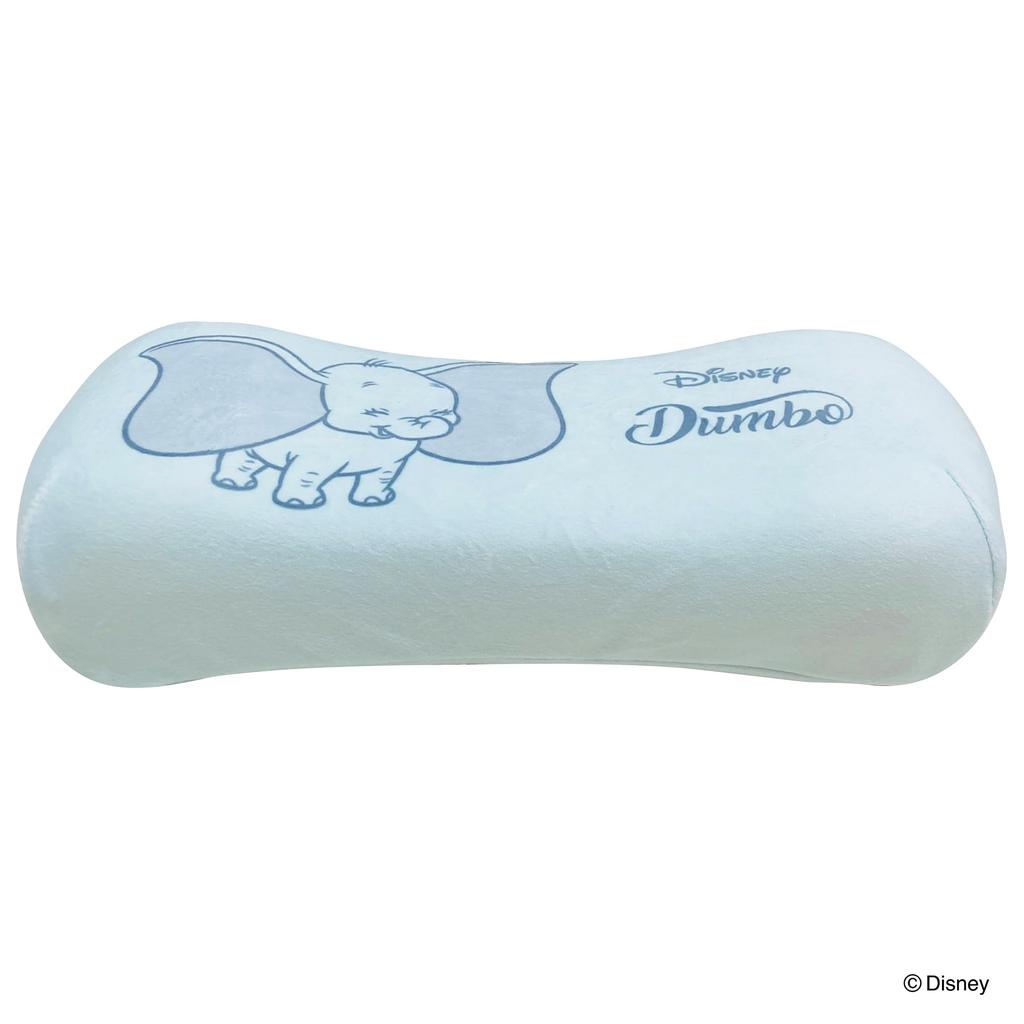 MORIPiLO Morishita подушка из пены с эффектом памяти Disney Dumbo 15x31 см, поясничная поддержка, поддержка спины, мягкая игрушка, подушка с изображением персонажей, пастельно-голубая 4621193
