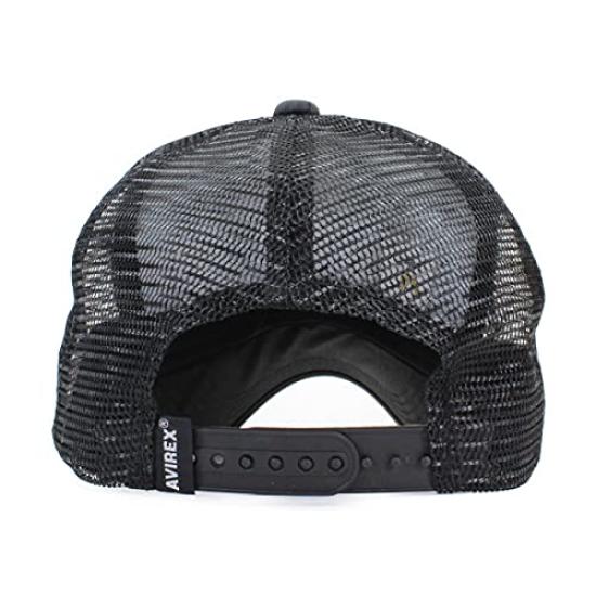 AVIREX Avirex Mesh Cap Hat NUMBERING USA Large Size Big Size XL Camo Men's (черный (НУМЕРАЦИЯ), M)