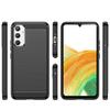 Realme 10 Pro Flexible Carbon Silicone Case - Black
