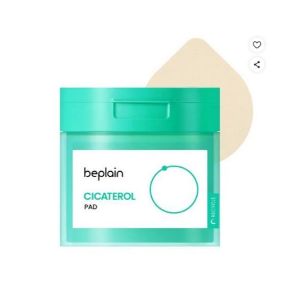 beplain Cicaterol Blemish Toner Pad Soothing Exfoliating Skin Care 185ml 80 Pads