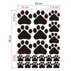 22Pcs/set Children's Room Removable Vinyl Wall Stickers Cat Dog Paws Home Mural Refrigerator Decal