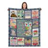 Book Printing Flannel Blanket Library Pattern Blanket Sofa Bedroom Nap Blanket Production Source