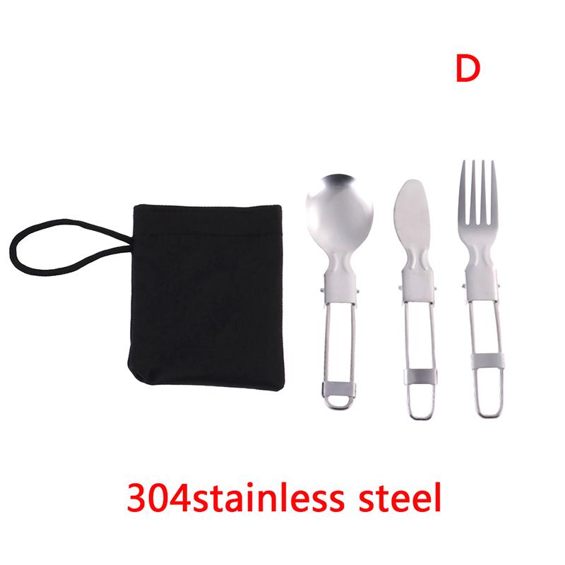 1 комплект портативных складных столовых приборов для пикника и путешествий ложка вилка нож палочки для еды