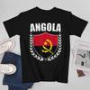 More Design Unisex Tshirt Angola Flag Angolan Tees Tshirt Oneck T Shirts Unisex Boys Clothing 100 Cotton