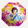 Disney Princess Aurora,Snow White,Cinderella Manual Opening and Closing Umbrella, 43-Rib Reinforced Folding Design, Lightweight