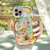 Phone Case: 2D flat, suitable for iPhone 18 17 16 15 14 13 12 Pro, Beach Bear Party, perfect Christmas and Halloween holiday gift