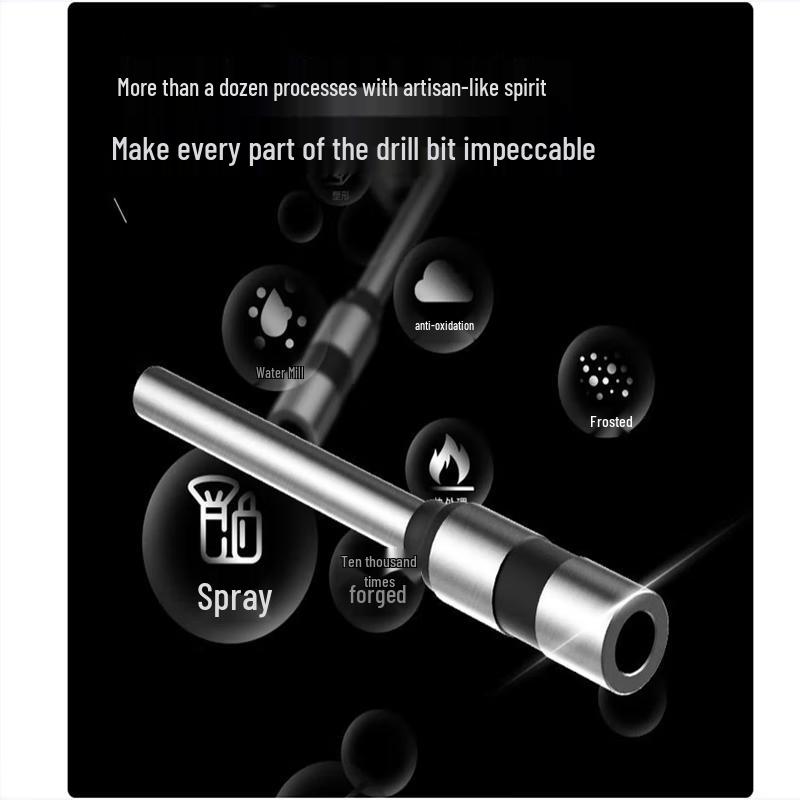 Deli 14740 Hollow Drill Bit for Binding Machines CN plug (adapter included)