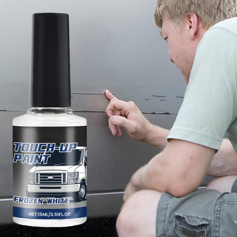 Автомобильная краска для подкраски 15 мл, белая краска для удаления царапин, профессиональные аксессуары для ремонта поверхностей, расходные материалы для ремонта царапин