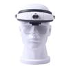 Durable ABS Materials Head Mounted Magnifying Glass with LED for Entomology Professional and Researcher