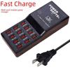 10-портовое 10A быстрое USB-зарядное устройство для телефонов и планшетов Android, интеллектуальная многогнездовая зарядная вилка 2.4A