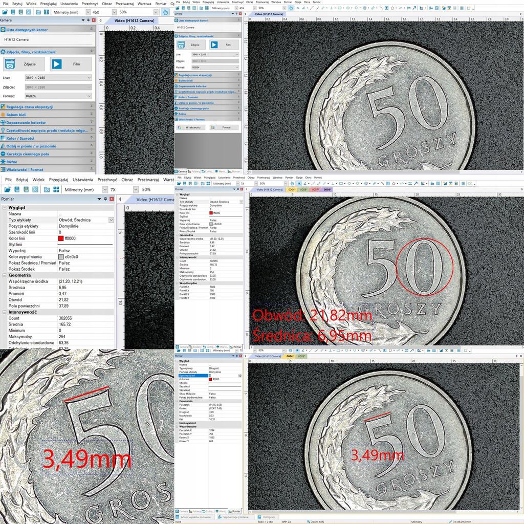 Rosfix Mikroskop Cyfrowy Earth Pro MCEP-0.5X – Powiększenie 7x-45x | Wyświetlacz 8 Cali | Uchwyt I Oświetlacz 56xLED W Zestawie