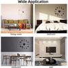 3D Wall Decal Decorative Clock,DIY Wall Clock