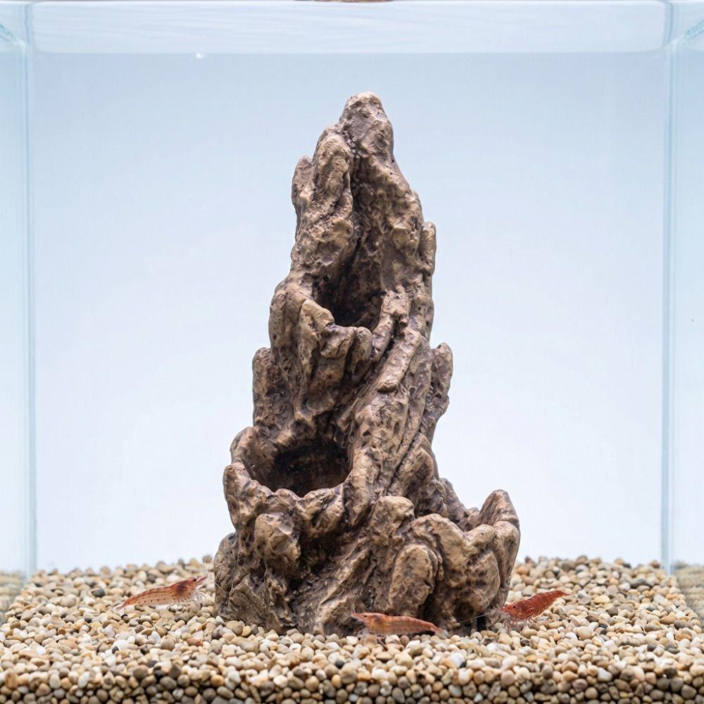Stone Look Artificial Rock Cave Fake Mountain Look Realistic Rockery Ornament For Gecko