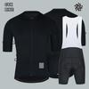 Mens Cycling Jersey Set Quick-Dry Milk Silk Short Sleeve With Horizontal Stripes Road Mountain Biking