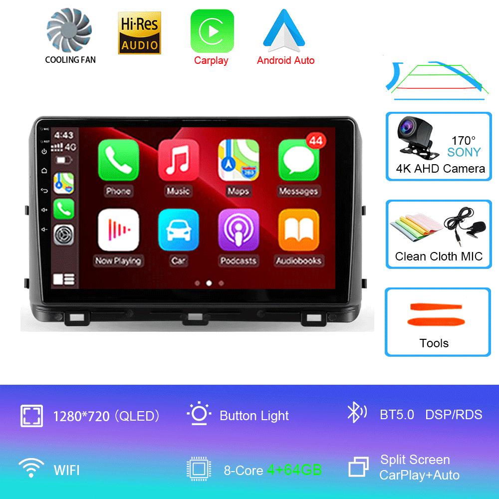 Для Kia Ceed 3 CD 2018-2022 Автомобильное радио Android 14 WIFI+4G Carplay Автомагнитола Мультимедиа Видеоплеер Навигация Стерео DSP GP