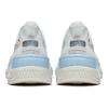 Li Ning Qing You Fabric Synthetic Leather Non-Slip Wear-Resistant Low-Top Sports Casual Shoes Men Sneakers White Blue AGLT057-1