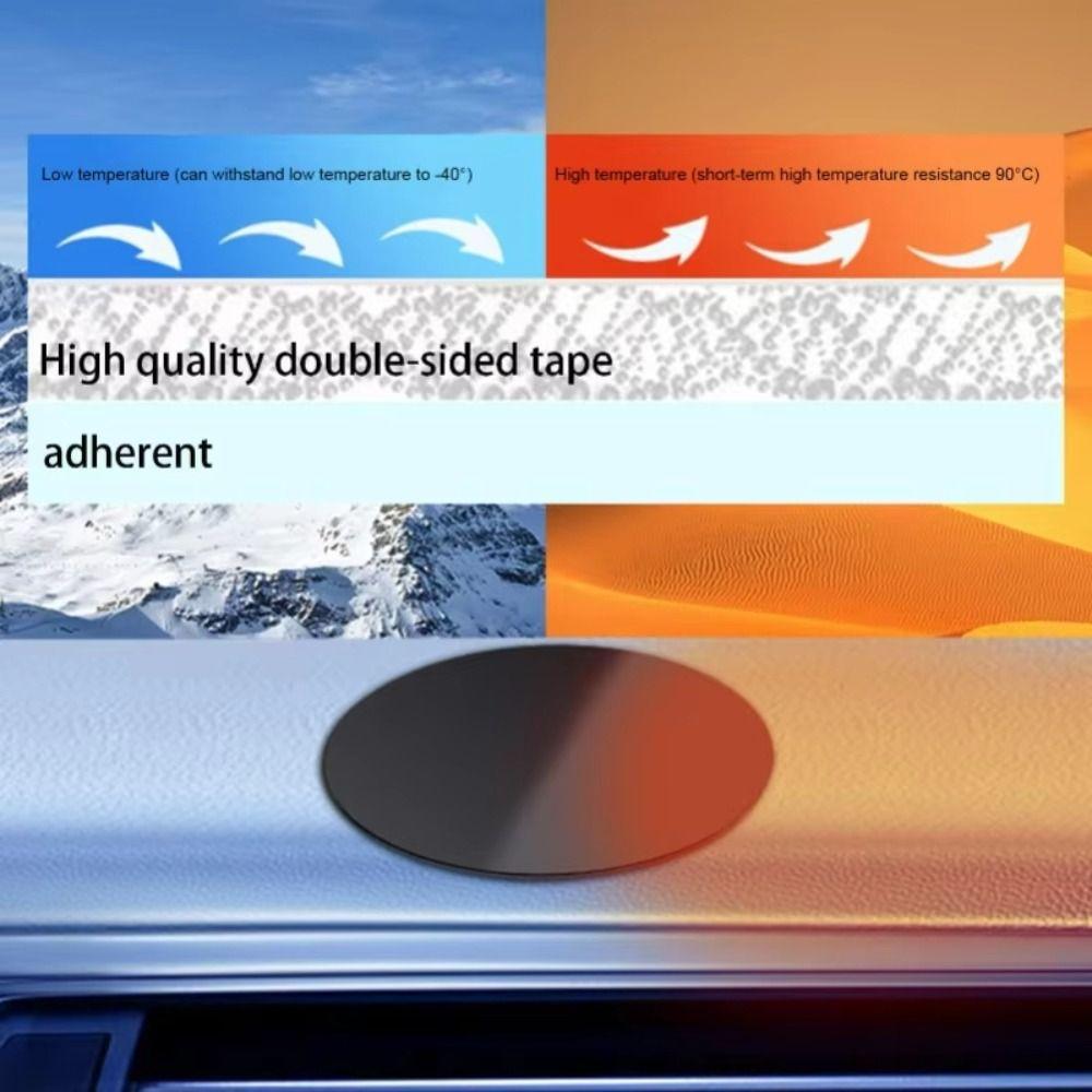 2PCS Suction Cup Adhesive Mobile Phone Sticker Sticker Disc GPS Holder Adhesive Sticker Car Use
