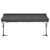 Auvent sur pied - Maison Exclusive - 500 x 300 cm - Anthracite - Acier &amp; polyester imperméable