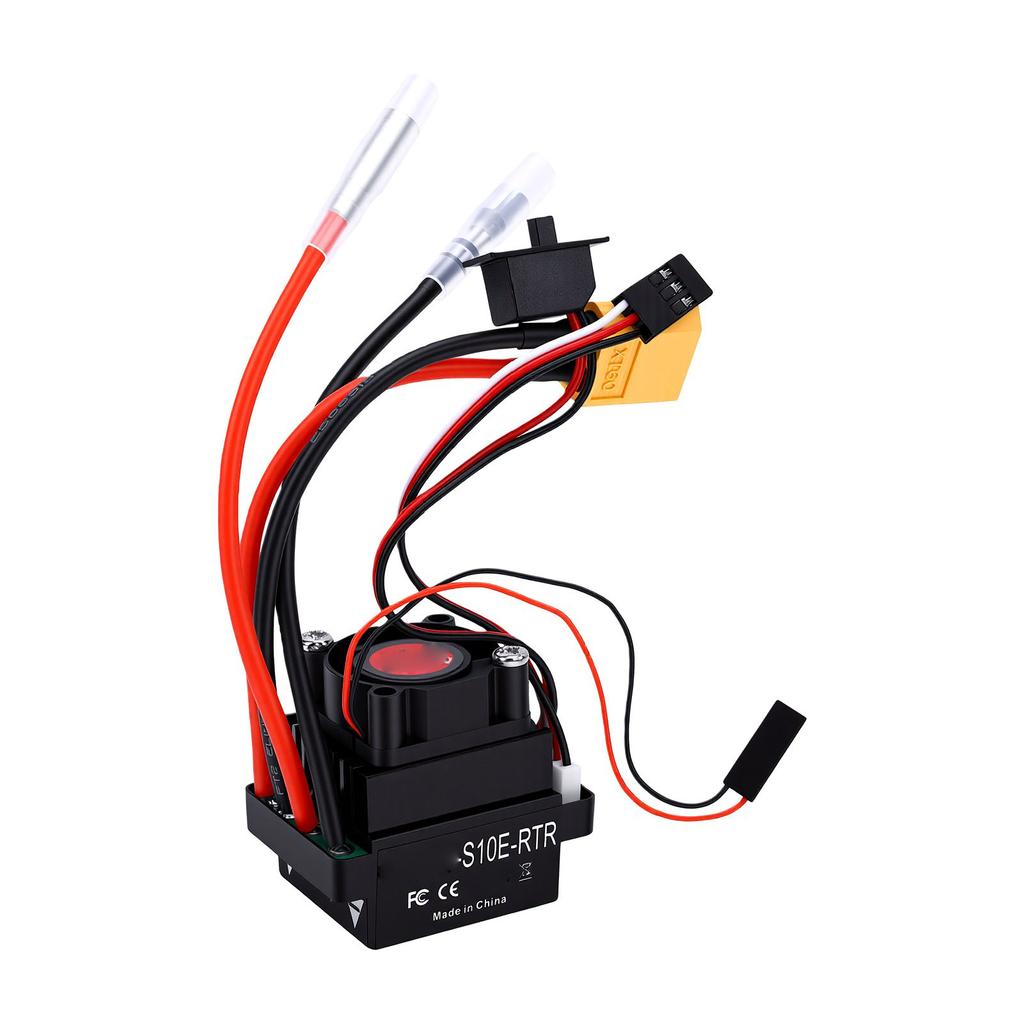 RC 320A Brushed ESC Brushed Electronic Speed Controller with XT60 Power Connector Cooling Fan for 380 540 550 Brushed