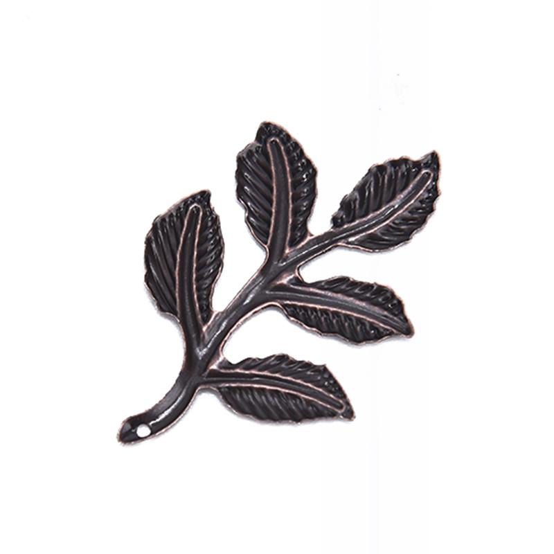 30Pcs/Set Leaf Filigree Wraps Connectors Metal Charm Diy Findings Jewelry Making